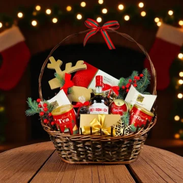 Kosz upominkowy Świąteczny Czar