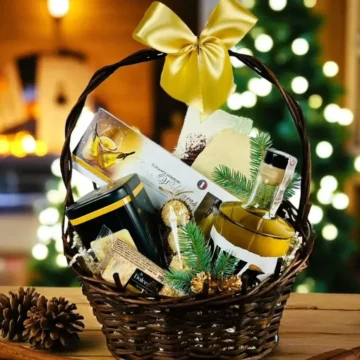 Kosz prezentowy Złoty Czar