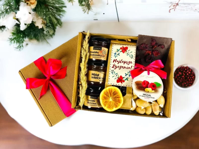 Kosz prezentowy Migdałowe Love