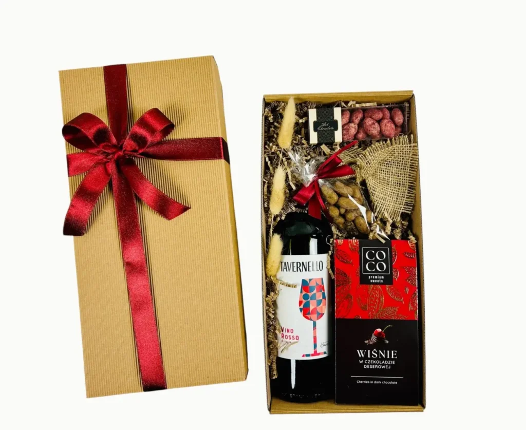 Box prezentowy aromatyczny raj słodkości w ślicznym pudełku.