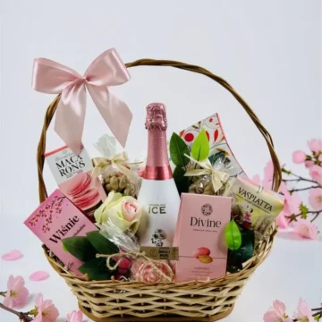 Idealny kosz prezentowy dla kobiet.