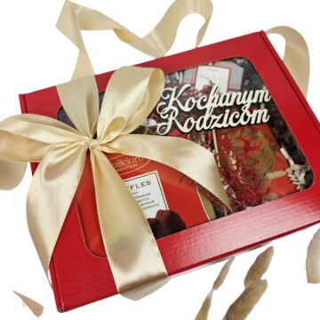 Box prezentowy Kochanym rodzicom.