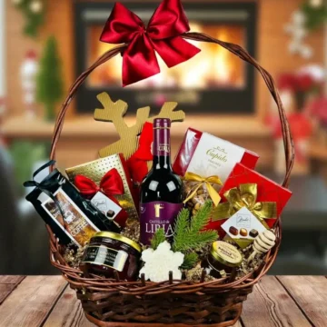 Kosz prezentowy Wigilijny Urok