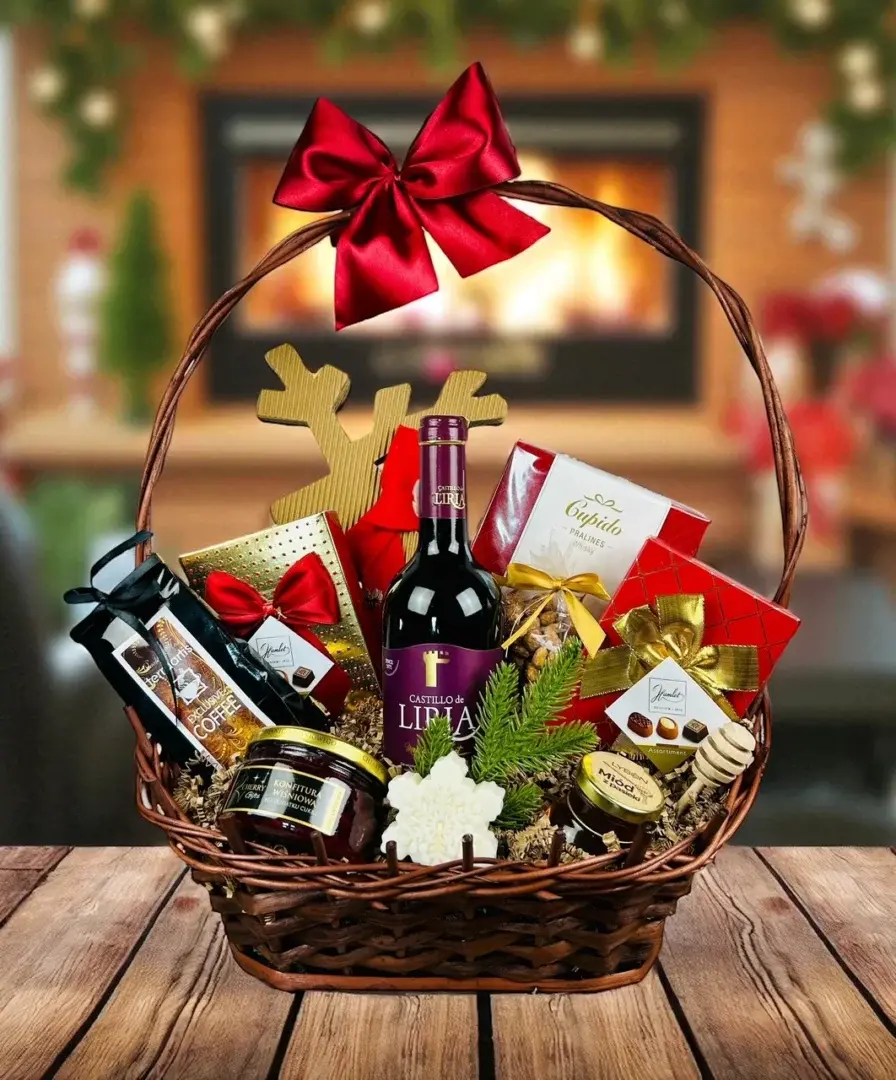 Kosz prezentowy Wigilijny Urok