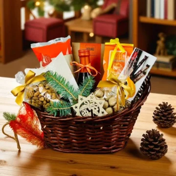 Kosz upominkowy Zimowa radość