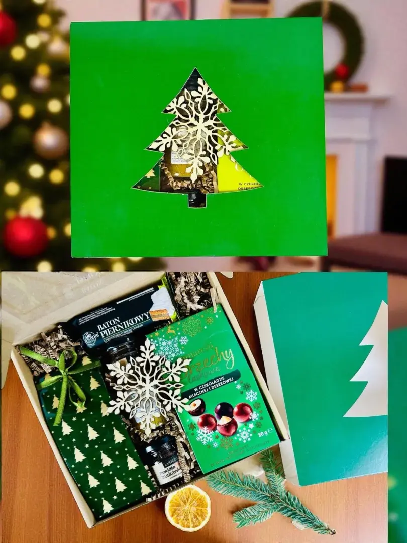 Zestaw upominkowy Zielona Choinka